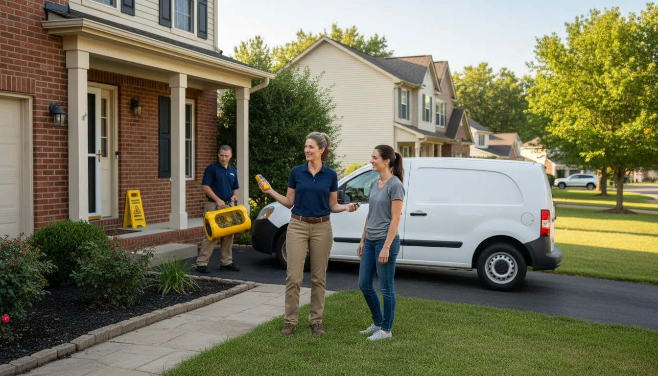 Residential water damage restoration in Craig, NE
